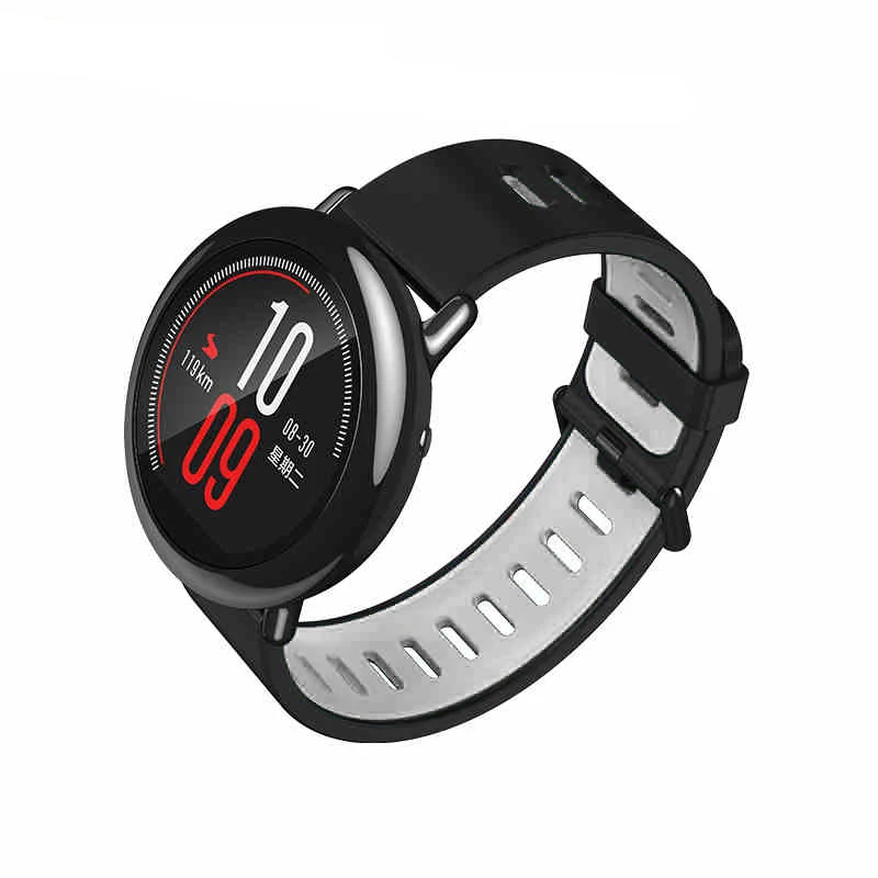 Ремешок для часов для Xiaomi Huami Amazfit Smartwatch сменный Браслет 22 мм силиконовый спортивный ремешок для samsung gear S3