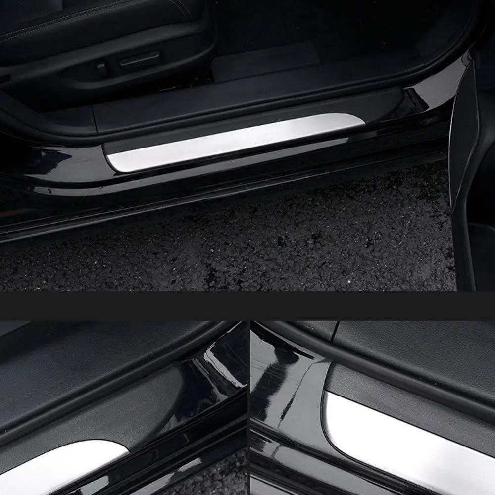 Накладка на порог из нержавеющей стали для Honda Accord 2014 2015 2016 2017 ABS накладка входную