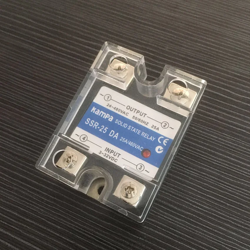 Реле постоянного тока в переменный ток 25A SSD (SSR 25DA) /твердотельное реле Однофазное
