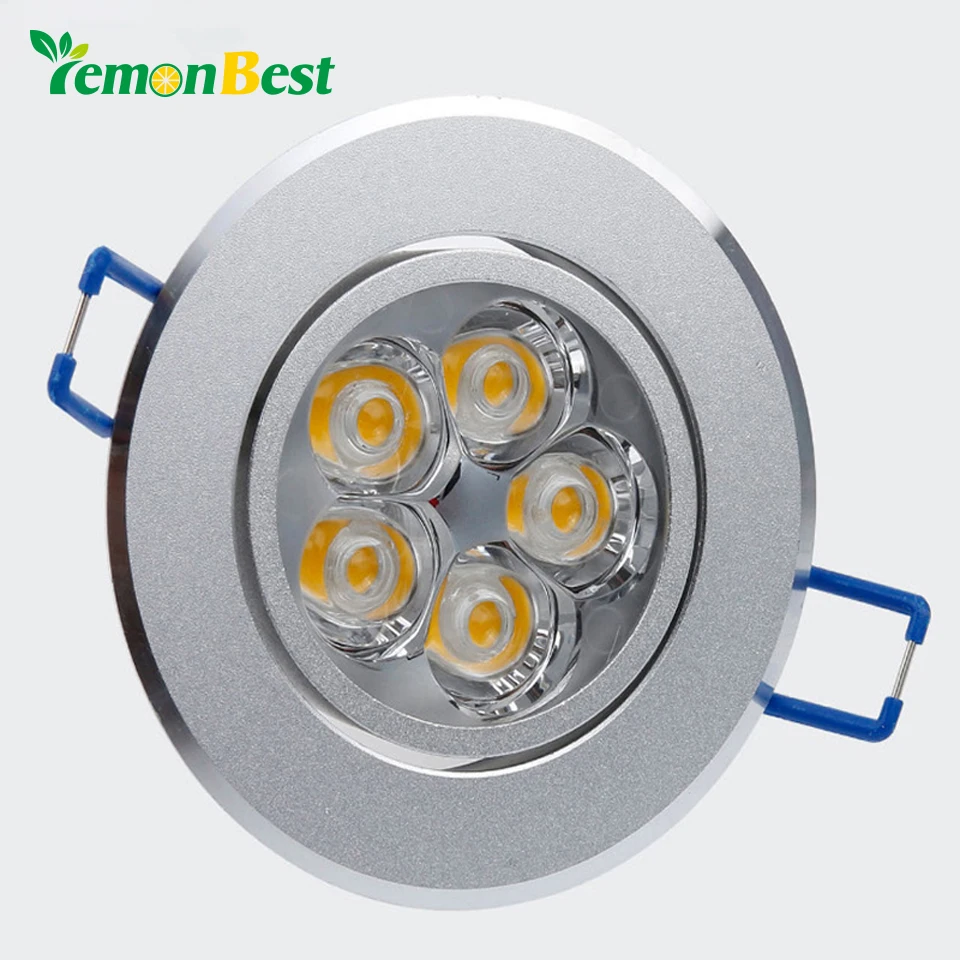 15 Вт 5x3W светодиодный вниз светильник LED лампа Встраиваемые шкаф переменного тока