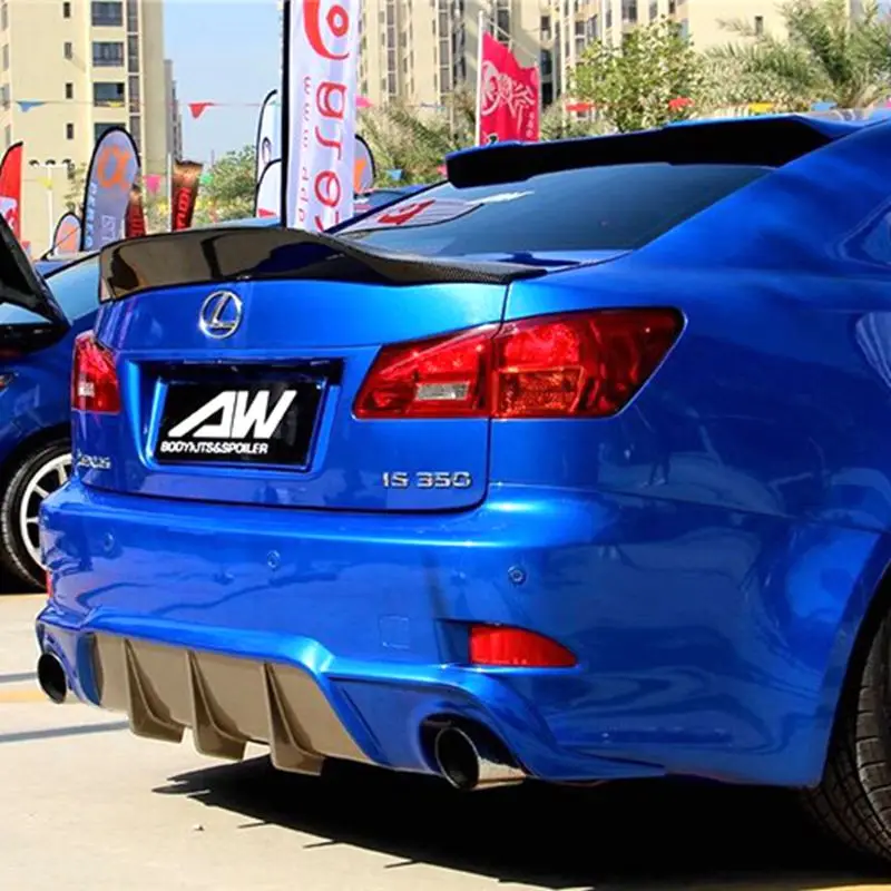 Спойлер для багажника из углеродного волокна/ФАП Lexus IS IS250 IS300 IS350 2007 2013|Спойлеры и