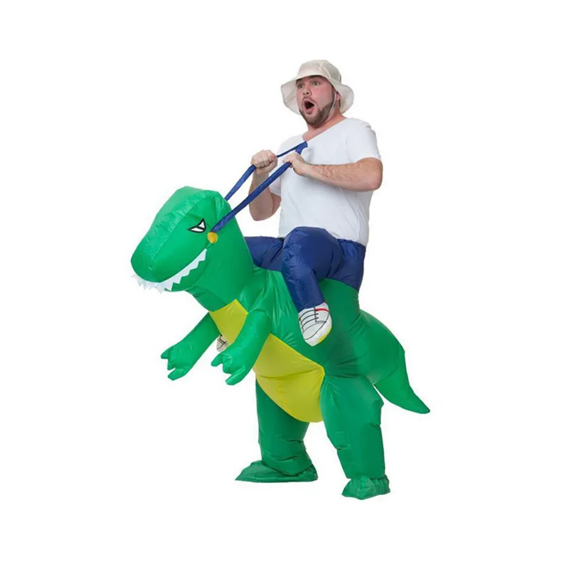 2017 надувной костюм на Хэллоуин для взрослых Детский веер T-rex Горилла сумо Корова