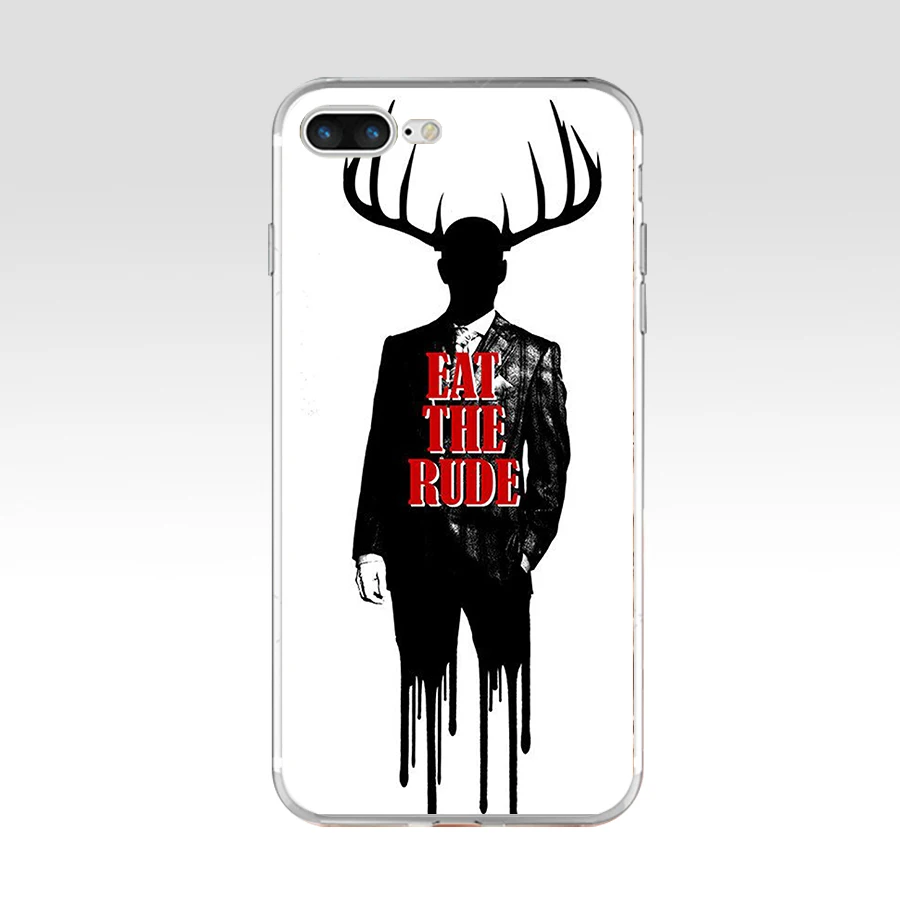 162AQ Hannibal eat the rude Мягкий ТПУ силиконовый чехол для Apple iPhone 6 6s 7 8 plus | Мобильные