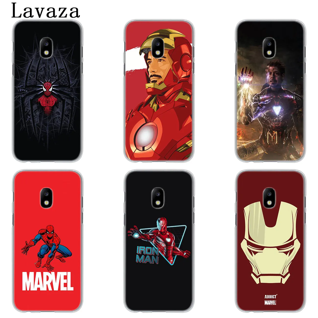 Чехол для телефона Lavaza с человеком пауком Железным Marvel Samsung Galaxy J8 J7 Duo J6 J5 J4 Plus 2018 2017