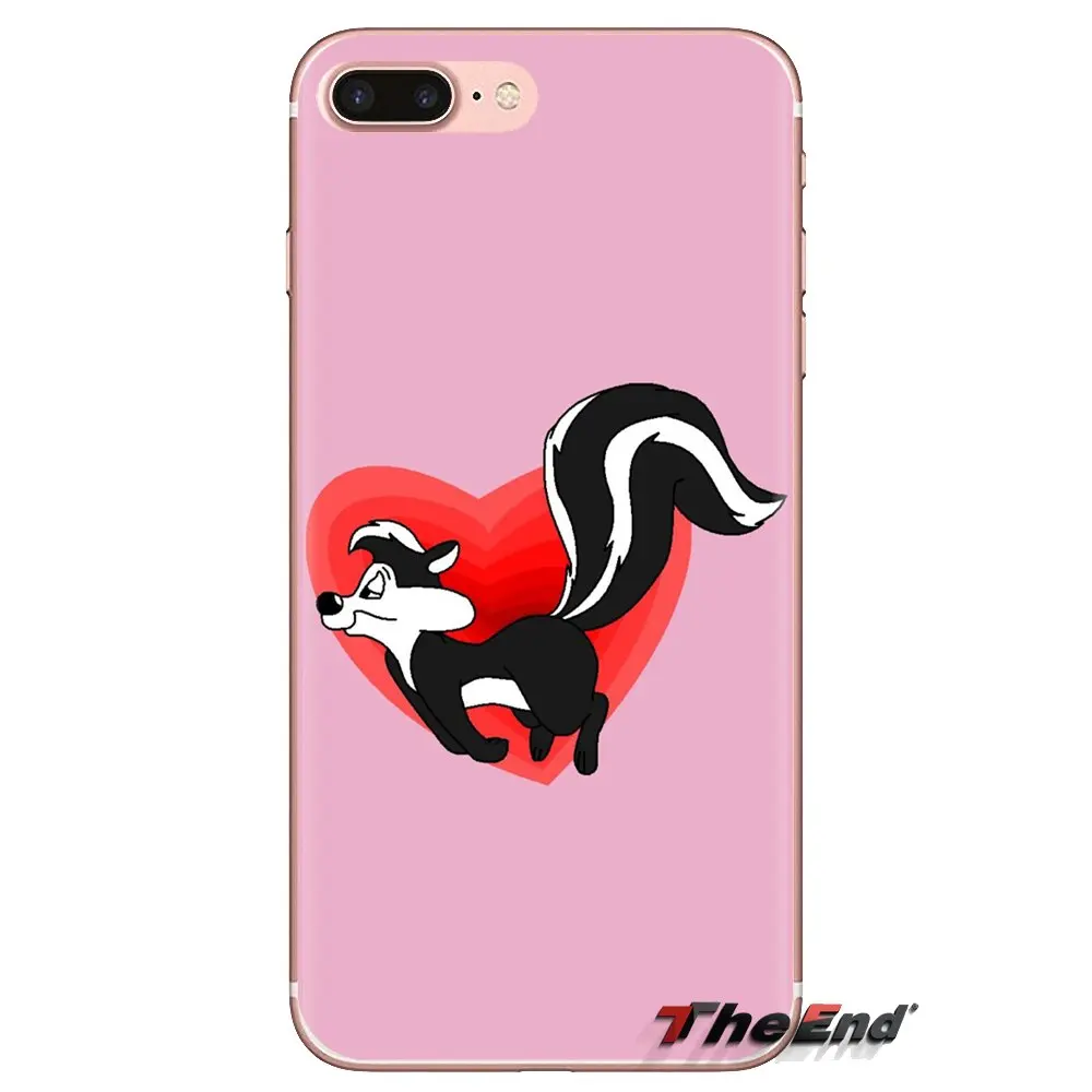 pepe le pew Transparent Soft Shell Covers For Xiaomi Redmi 4A S2 Note 3 3S 4 4X 5 Plus 6 7 6A Pro Pocophone F1 |