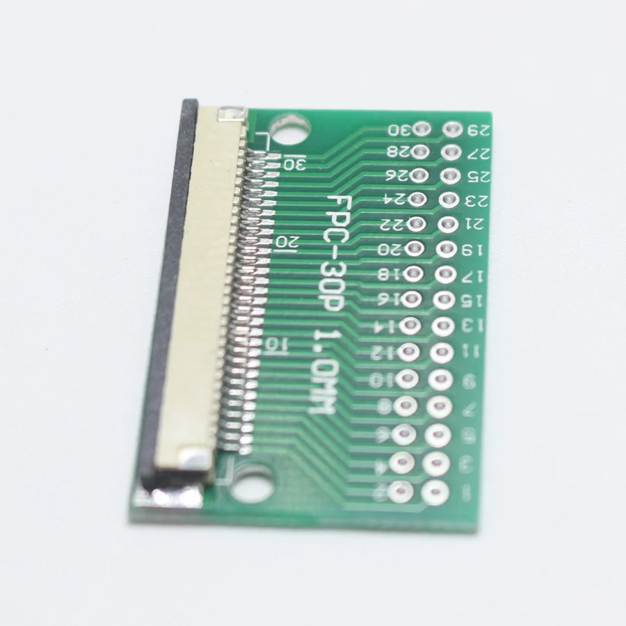1 шт. 30P FPC Адаптерная пластина 0 мм шаг 30Pin Вниз Тип выдвижной штекер до 2 45 плоский