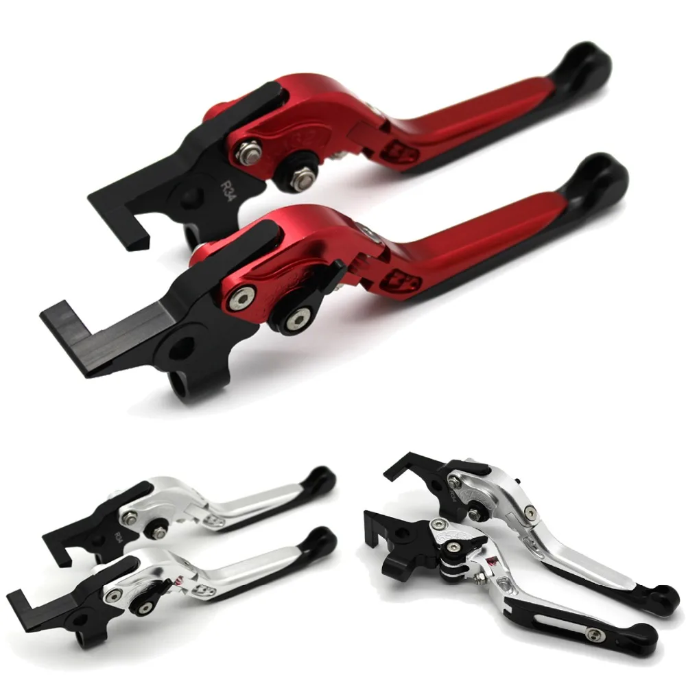 

with logo Motorcycle Frame Ornamental Foldable Brake Handle Extendable Clutch Lever For MV Agusta F4 RR/F4 RC