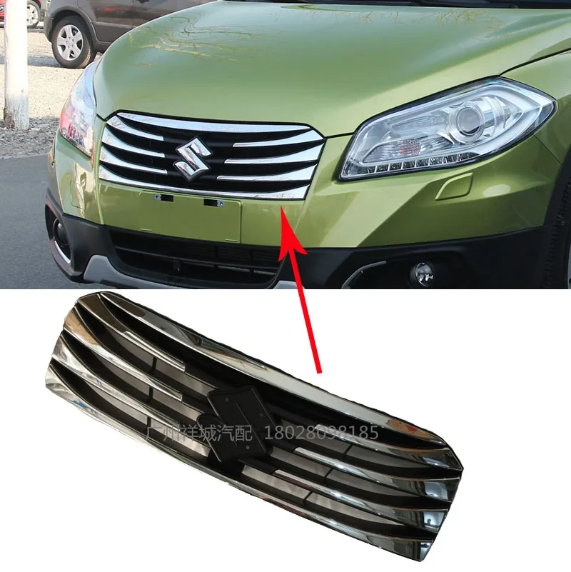 Для Suzuki S Cross SX4 2014 2017 передняя крышка для гриля сменная хромированный АБС пластик