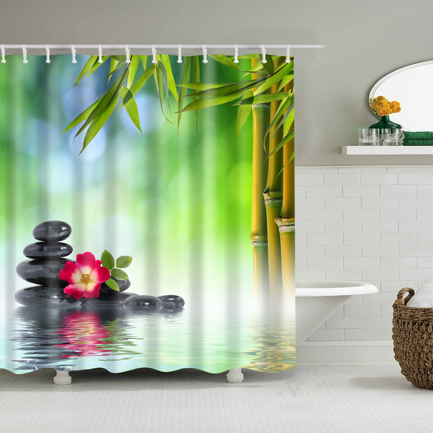 

Занавеска для душа, водонепроницаемая, 180x200 см