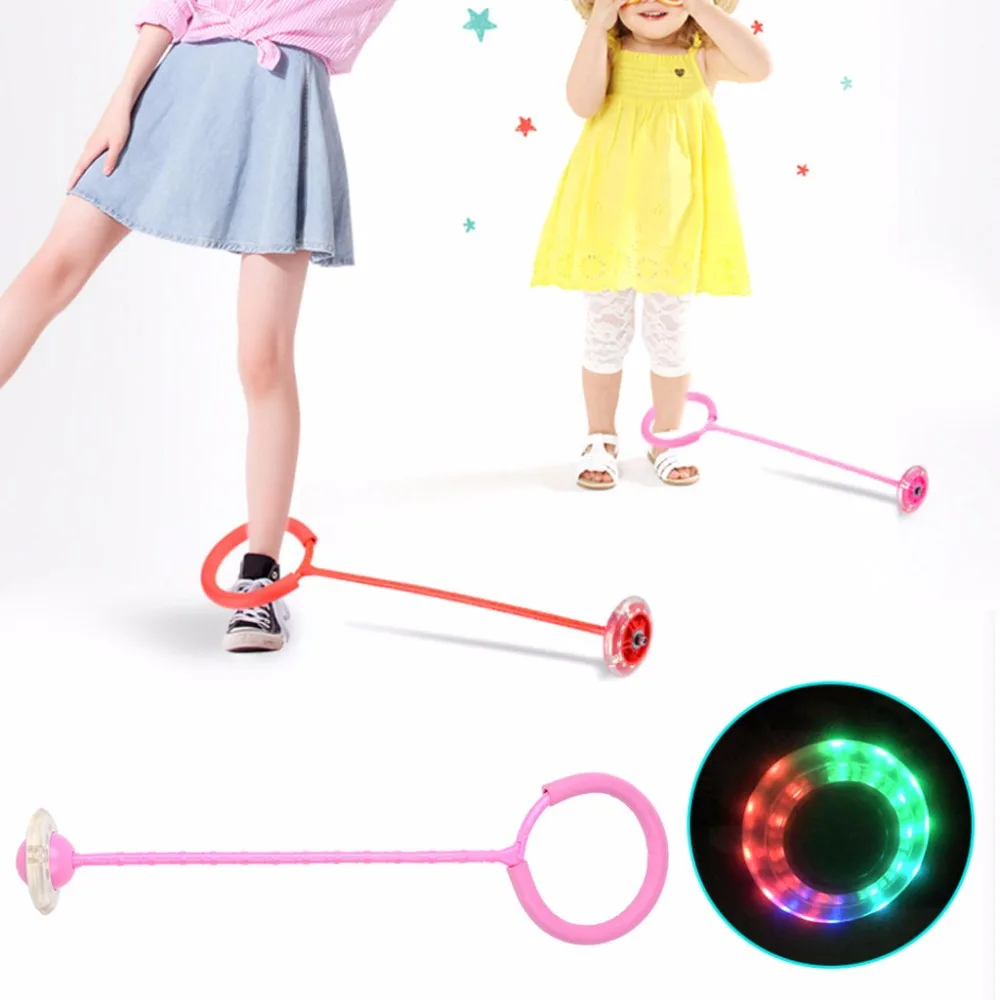 

Outdoor Sports Toy For Adult Children Kid LED Flash Jumping Foot Force Ball