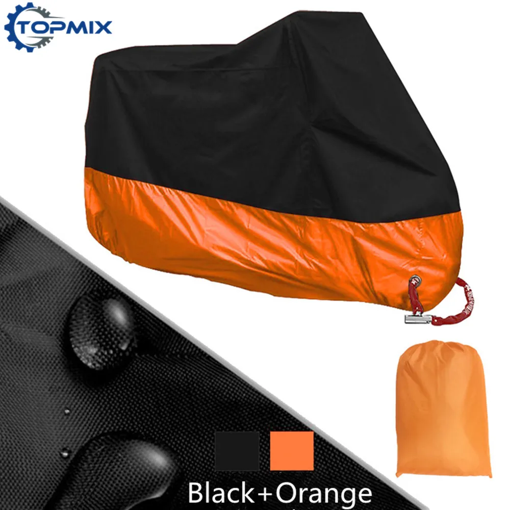 4XL Motorcycle Cover Waterproof Outdoor Uv Protector Bike Rain Dustproof for Motor Scooter Coat XXXXL |