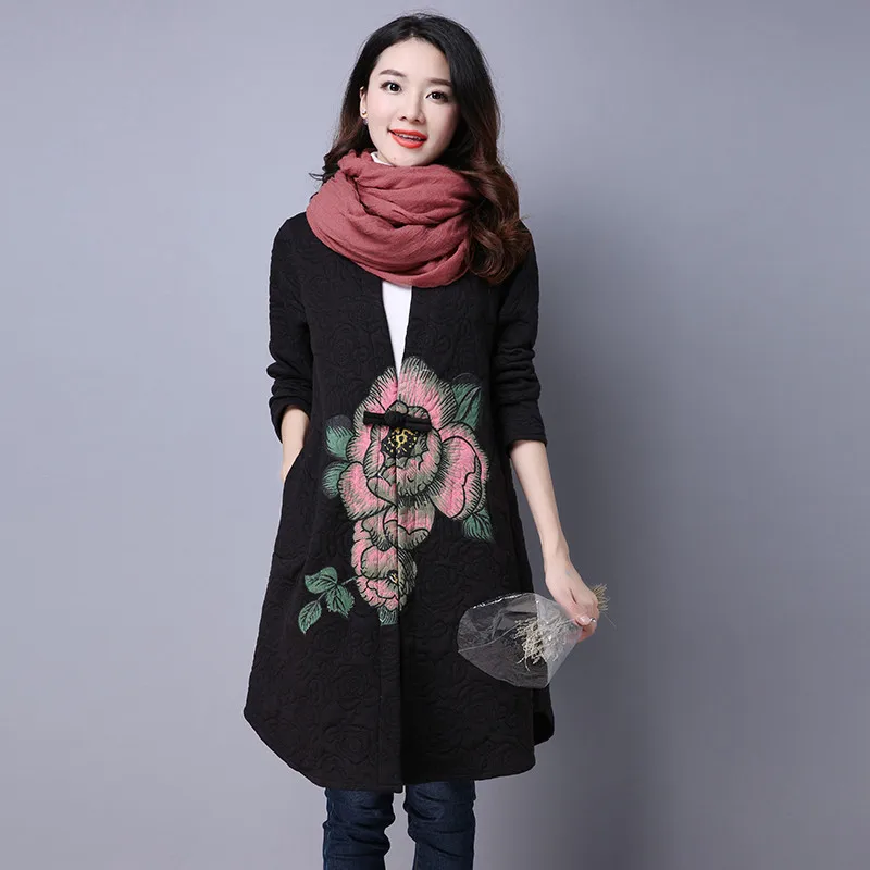 Кардиган женский свободного покроя модная куртка с принтом в ретро стиле