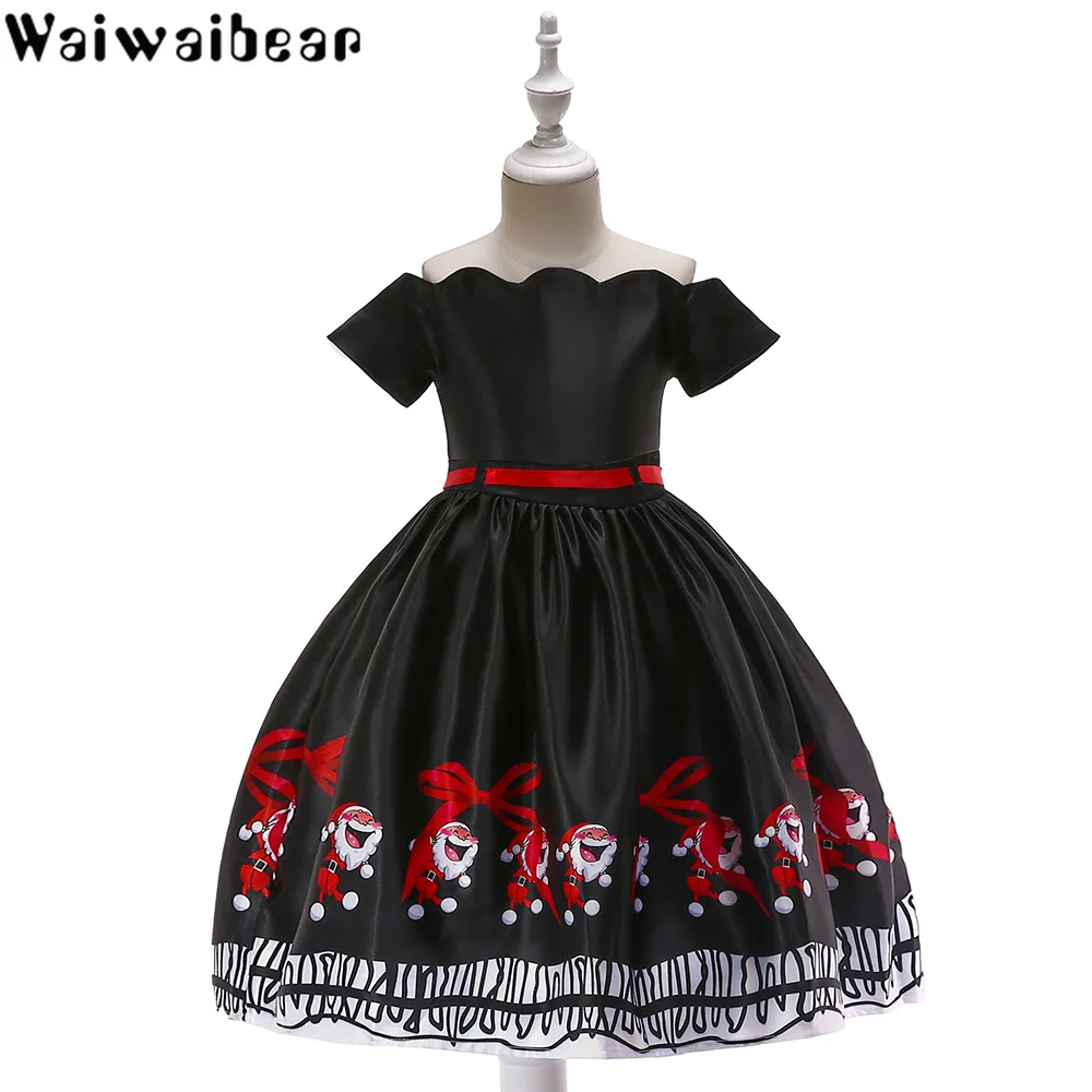 Baby Kids Dresses Christmas Dress Girls Short Sleeve Princess Ball Gown Clothes | Детская одежда и обувь