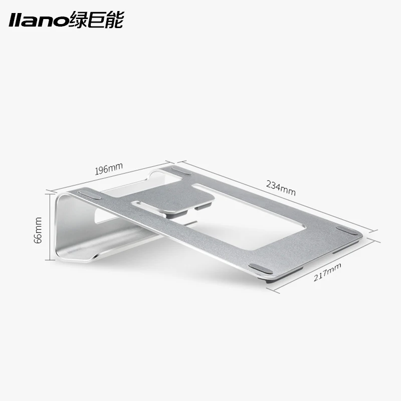 Серебряный алюминиевый ноутбук Стенд Подставка для планшета универсальный Apple