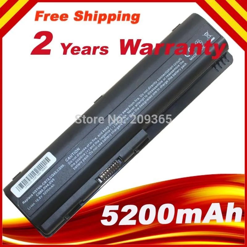 

HSW New 6 Cells Laptop Battery For HP Pavilion DV4 DV5 dv6-1100 Series Battery HSTNN-IB72 HSTNN-LB72 HSTNN-LB73