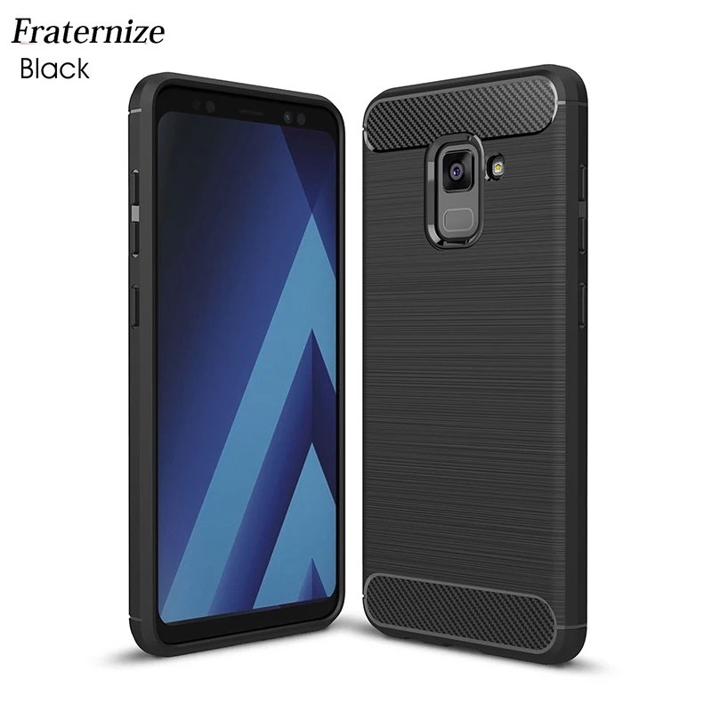 Чехлы для телефонов Samsung Galaxy A8 2018 чехол из углеродного волокна противоударный