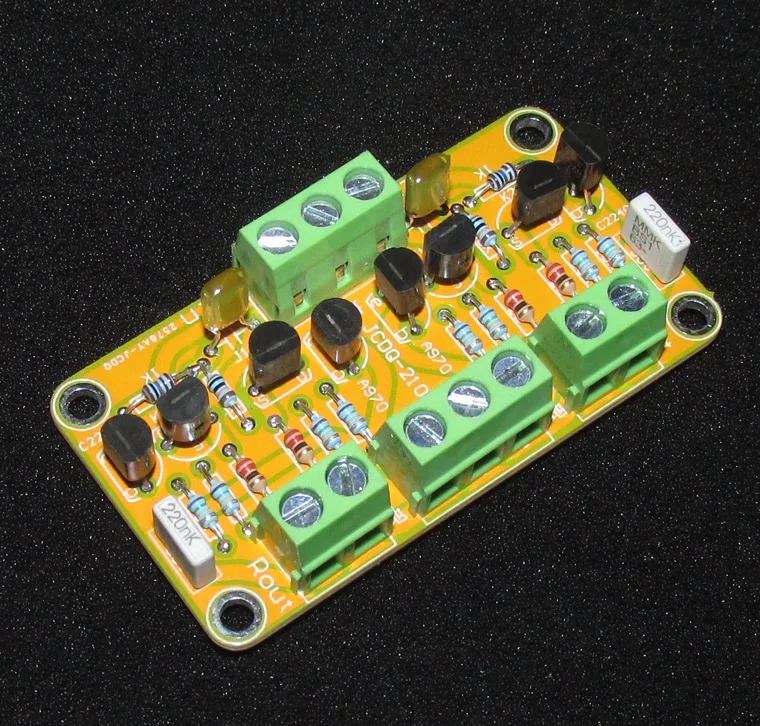 

JFET input Cascoded Buffer Preamp Board OP-AMP Preamplifier use Toshiba 2SK246/2SJ103, C2240/A970 FOR CD player POWER amplifier