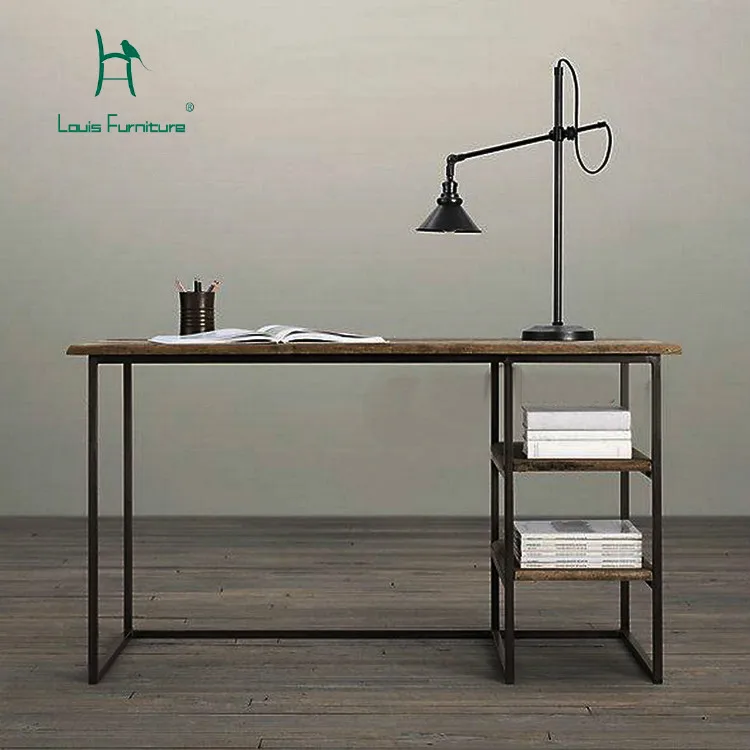 

Компьютерные столы Louis Fashion, домашние столы из твердой древесины для ремонта
