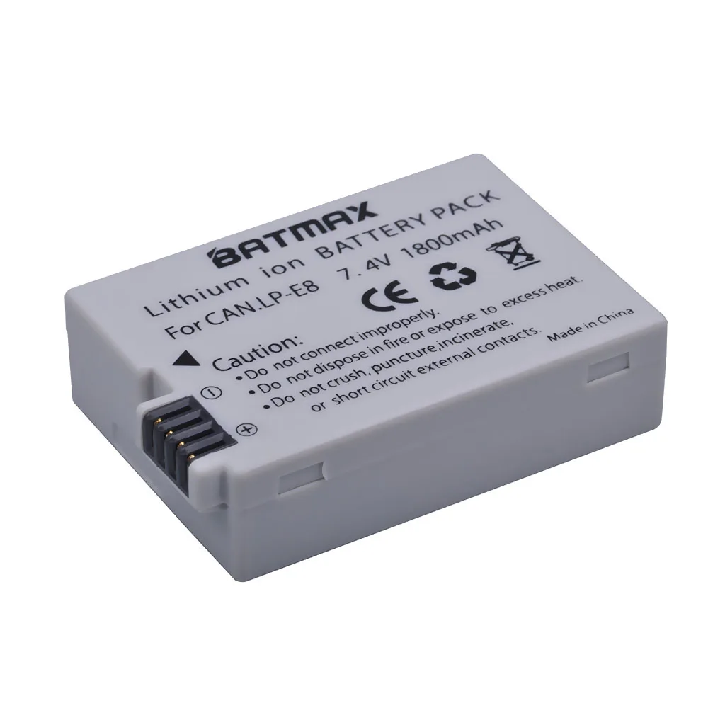1800 мАч 4 шт. LP E8 LPE8 Камера батареи + ЖК дисплей Dual USB Зарядное устройство для Canon EOS 550D