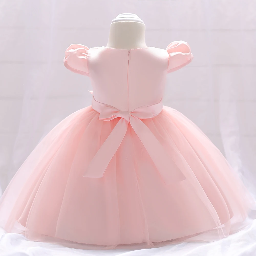 Pink Baby Girls Formal Dresses 2019 Brand Dress For Kids Girl Tutu Pageant Party Gown Bridesmaid Vestidos | Детская одежда и обувь