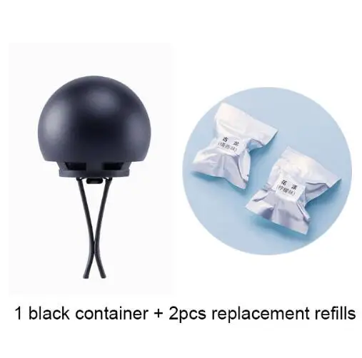 black Xiaomi Mijia Guildford автомобильный Ароматический диффузор освежитель воздуха лимонный апельсин духи металлический зажим Магнитная привлекательная версия - Цвет: black
