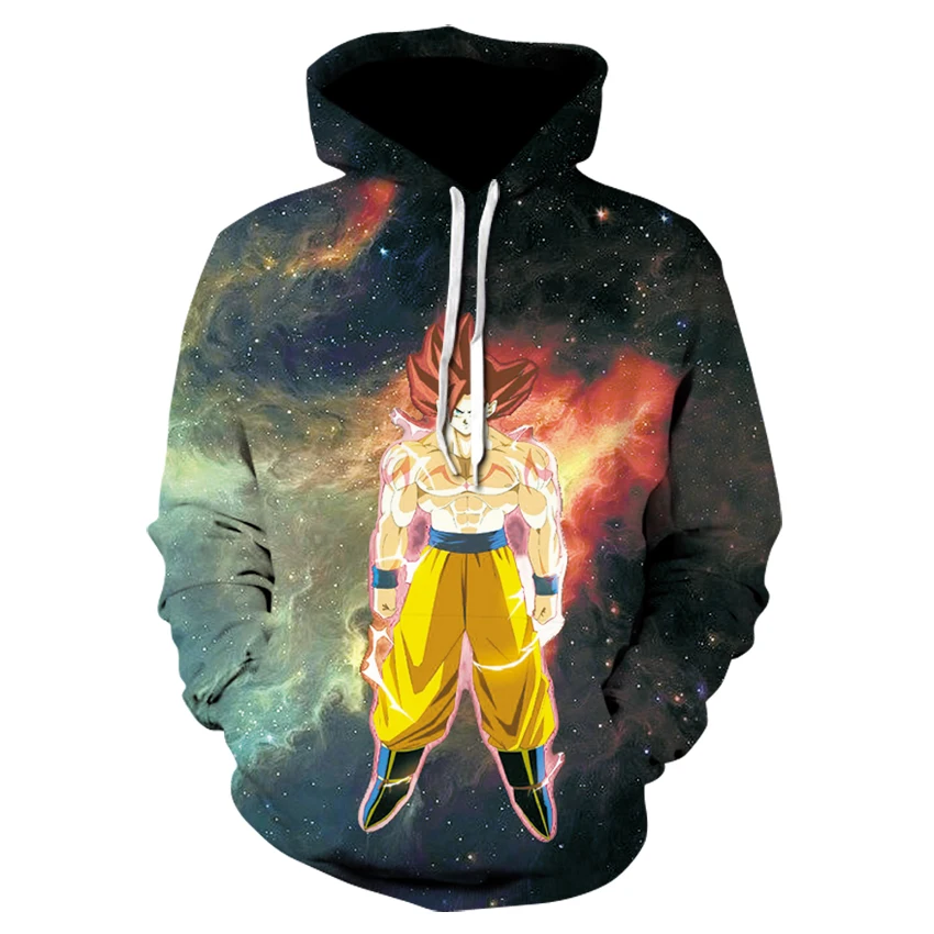 Devin Du/брендовая толстовка с драконом мячом Z детская одежда Goku объемным капюшоном
