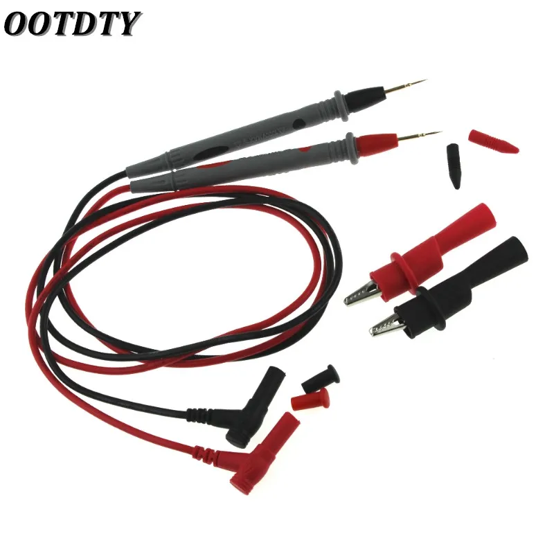 OOTDTY 1000V 20A щуп испытательный провод + зажимы типа крокодил зажим кабель цифровой