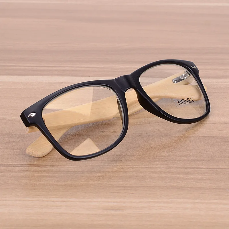Горячая распродажа Классические бамбуковые оправы для очков женские и мужские