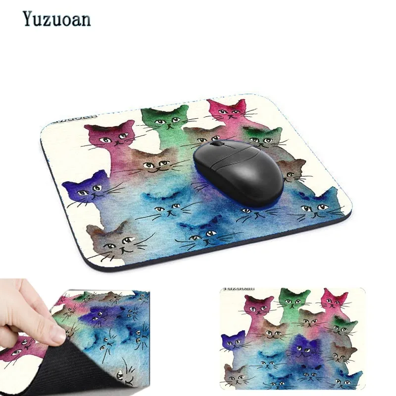 Yuzuoan кошка лучший продавец коврик для мыши notbook компьютерный новый игровой padmouse