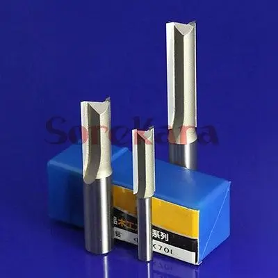 1/4 &quot* 3/8&quot * 1-3/16 &quotДва Флейта прямой фреза Концевая CNC резные инструменты для
