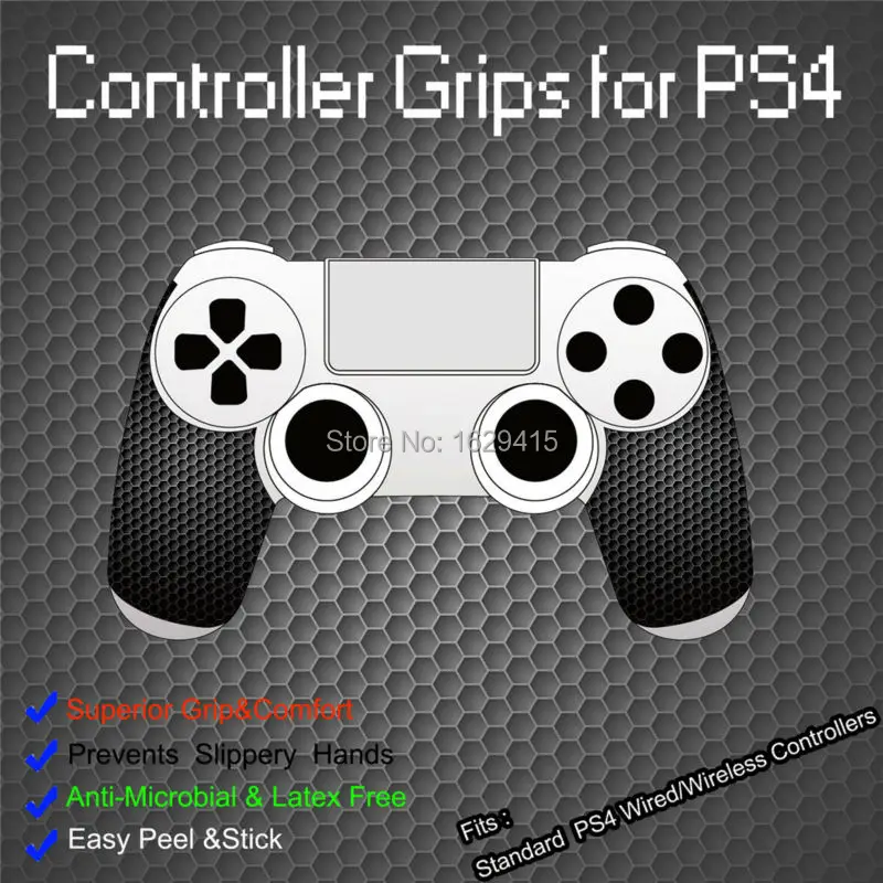 IVYUEEN 1 пара черный Противоскользящий контроль Лер ручки чехол для Playstation Dualshock 4 PS4 PRO тонкий контроль умнее кальмарная рукоятка