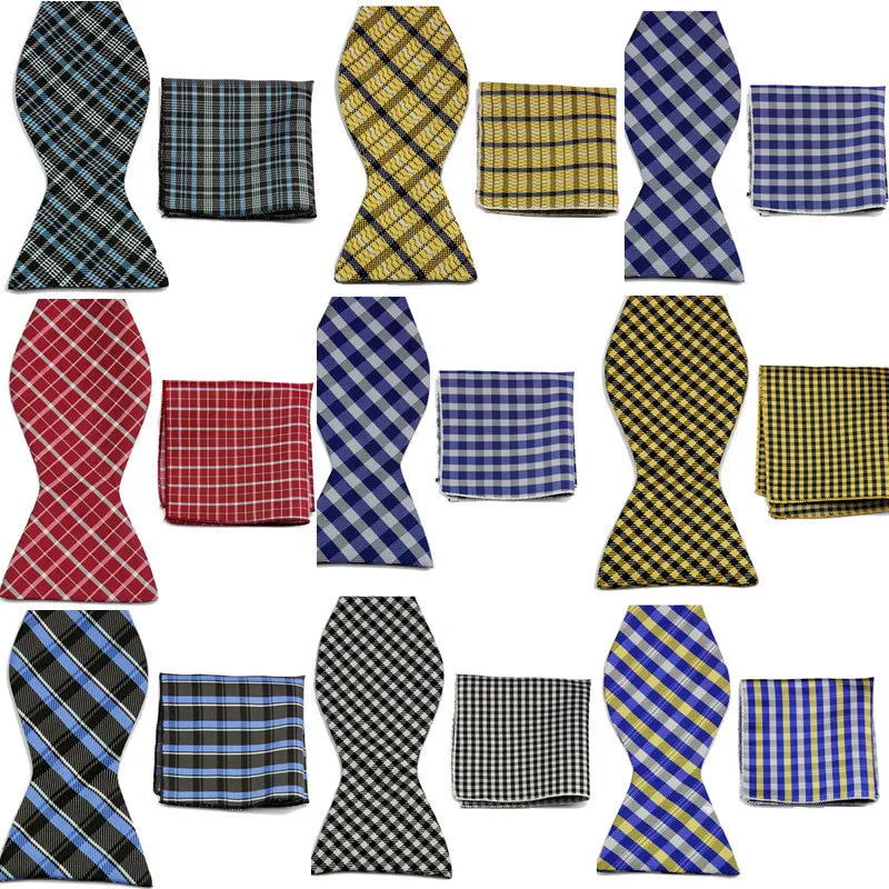 BT002 Plaid Bowtie Weaves Classic Fashion Men's Bowties 2015 Wedding Adjustable Casual Business Party Luxury Bow Tie|tie a little ribbon|tie