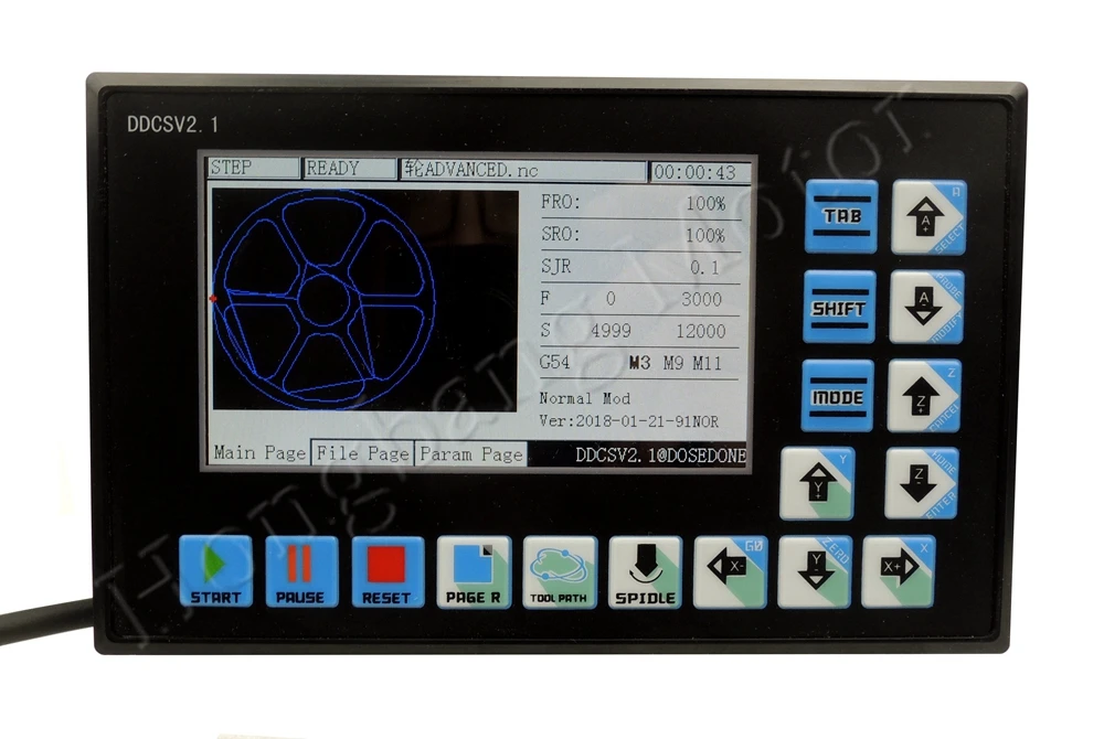 DDCSV2.1 ЧПУ 4 оси Оффлайн Автономный контроллер заменить Mach3 USB двигателя гравировка