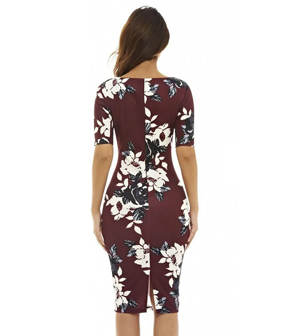 Женские Платья для женщин Винтаж летние платья Карандаш Оболочка Повседневное