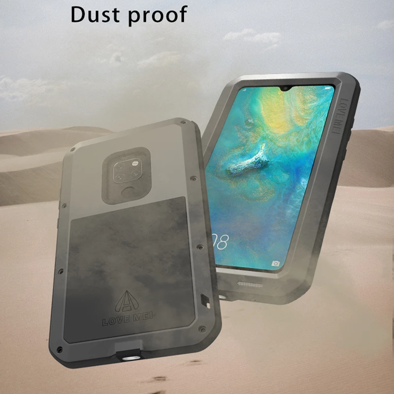 Защитный чехол для всего тела huawei mate 20 Lite Gorilla glass противоударный металлический 360