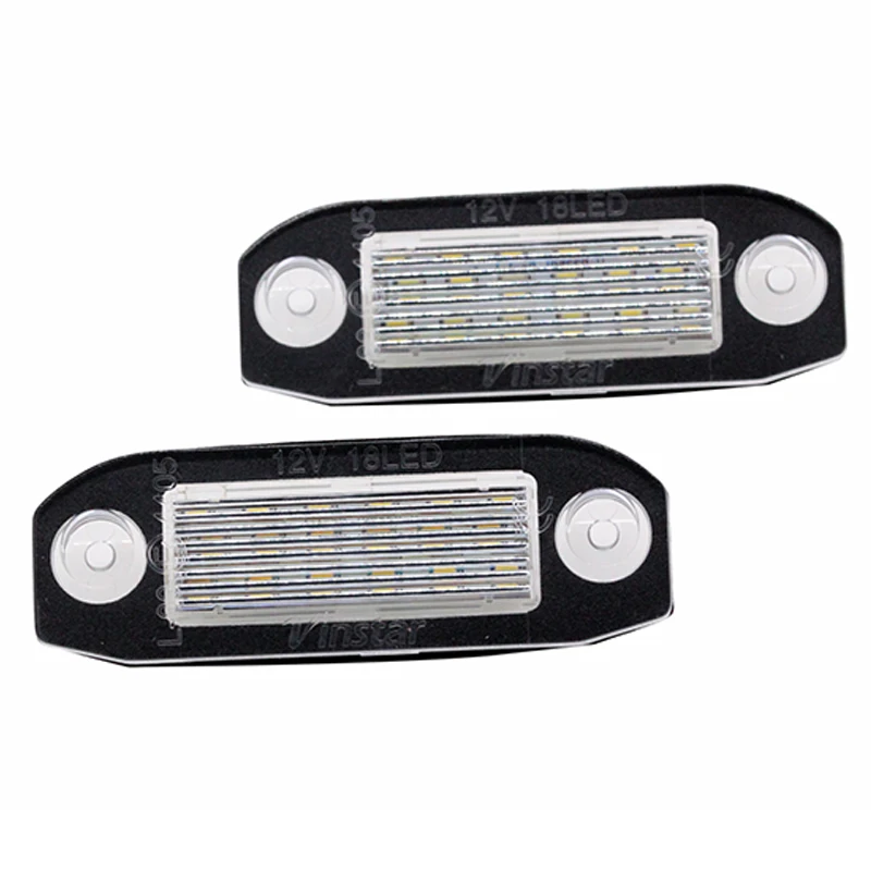 Светодиодный светильник для номерного знака SUNKIA 2 шт. Canbus Volvo XC90 S40 V60 XC60 C70 V50 XC70 V70