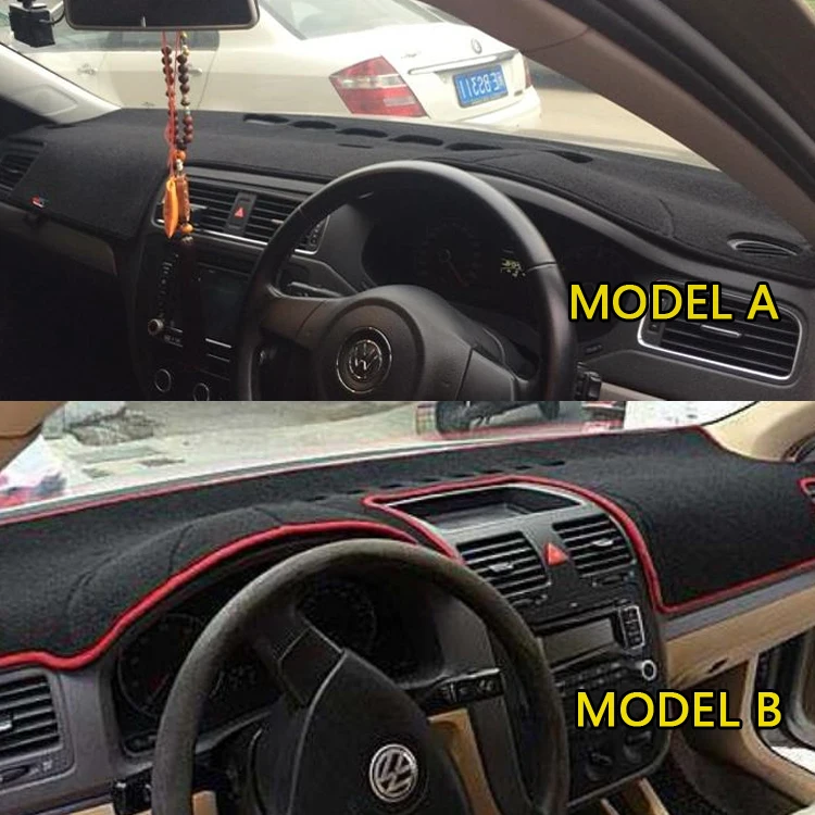 Чехлы для стайлинга автомобиля коврик приборной панели Vw Volkswagen jetta bora mk4 mk5 mk6 2000 2005