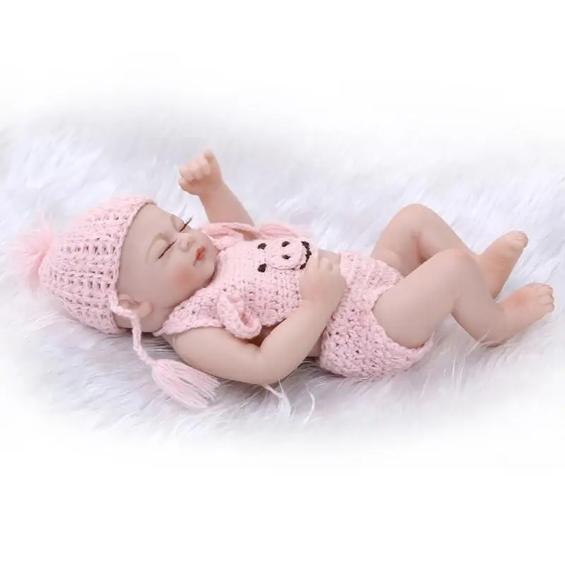 26 Sm Kawaii Dlya Devochek 10 Dyujmov Kukla Bebe Reborn Mini Sonnaya Novorozhdennyh Polnyj Silikonovye Sredstva Uhoda Za Kozhej Kukly Igrushechnye Loshadki Detskij Podarok Juguetes Brinquedos Igrushki I Hobbi Aliekspress