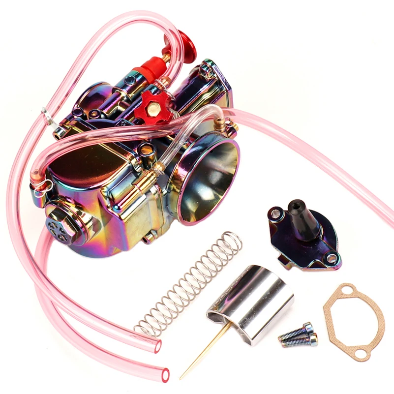 Красочные 28 30 32 34 мм мотоциклетные PWK карбюраторы Carburador Carb для 110cc 250cc 2T 4T двухтактный двигатель скутер Dirt Pit