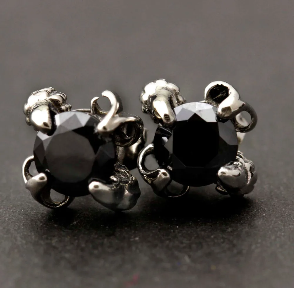 Серьги-гвоздики из нержавеющей стали с кристаллами L45 для мужчин и женщин 1 пара |