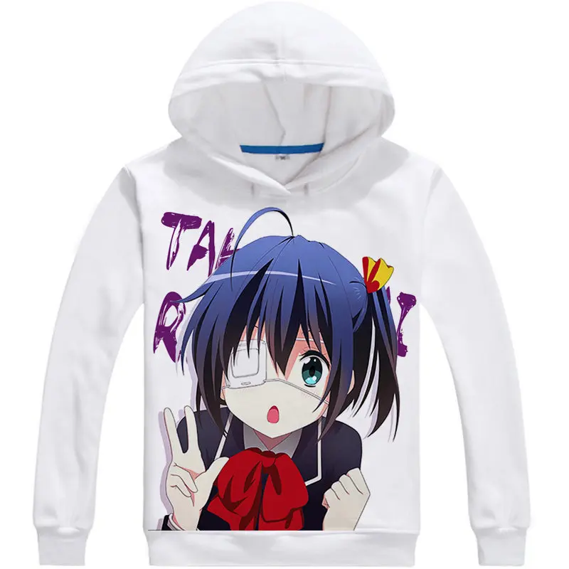 Толстовка с капюшоном Love Chunibyo &amp Other Delusions аниме таканаши Рикка косплей толстовка