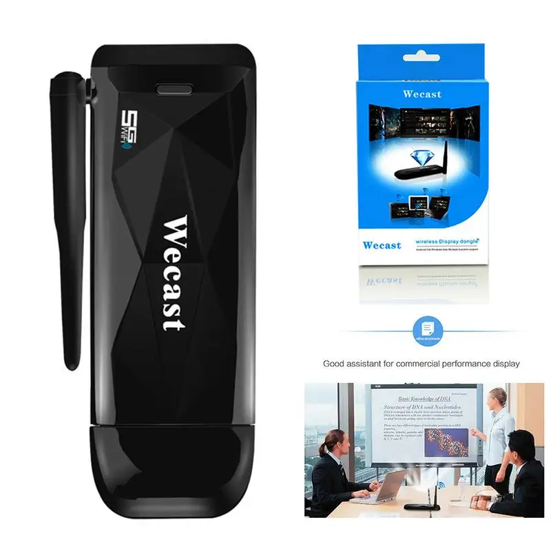 Wecast 2,4/5G беспроводной wifi Miracast Airplay DLNA дисплей ТВ ключ RK3036 зеркальное отображение 1080P HDMI потоковый медиа-адаптер