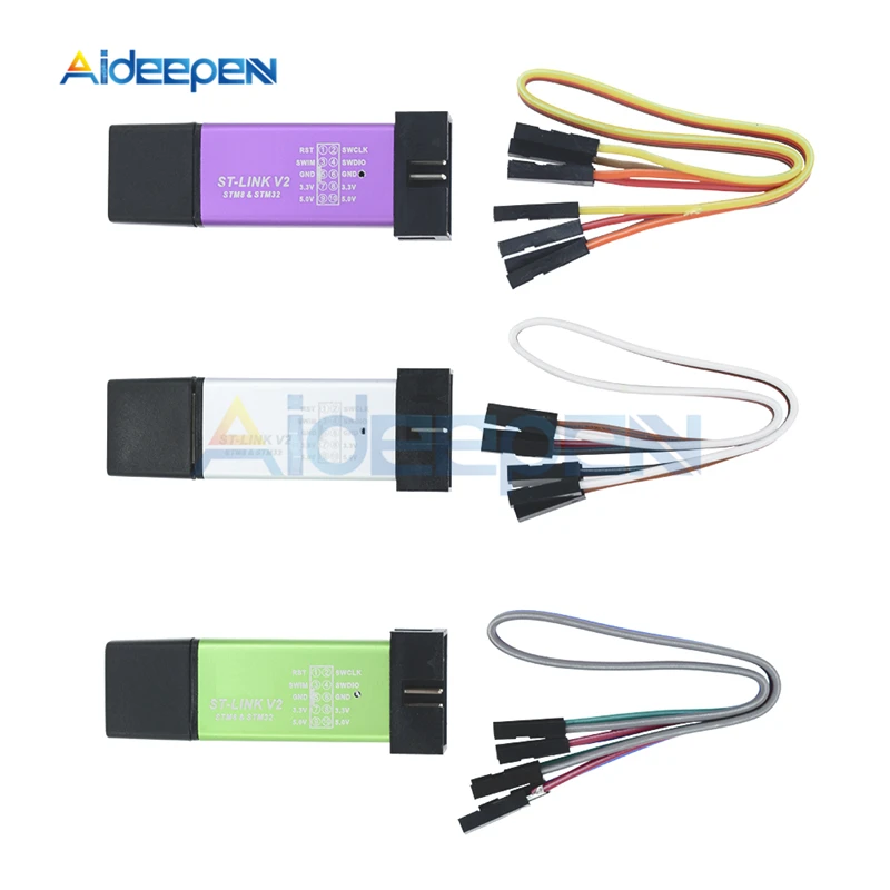 1 шт. ST LINK Stlink Link V2 Mini STM8 STM32 симулятор загрузки программатор программирования с