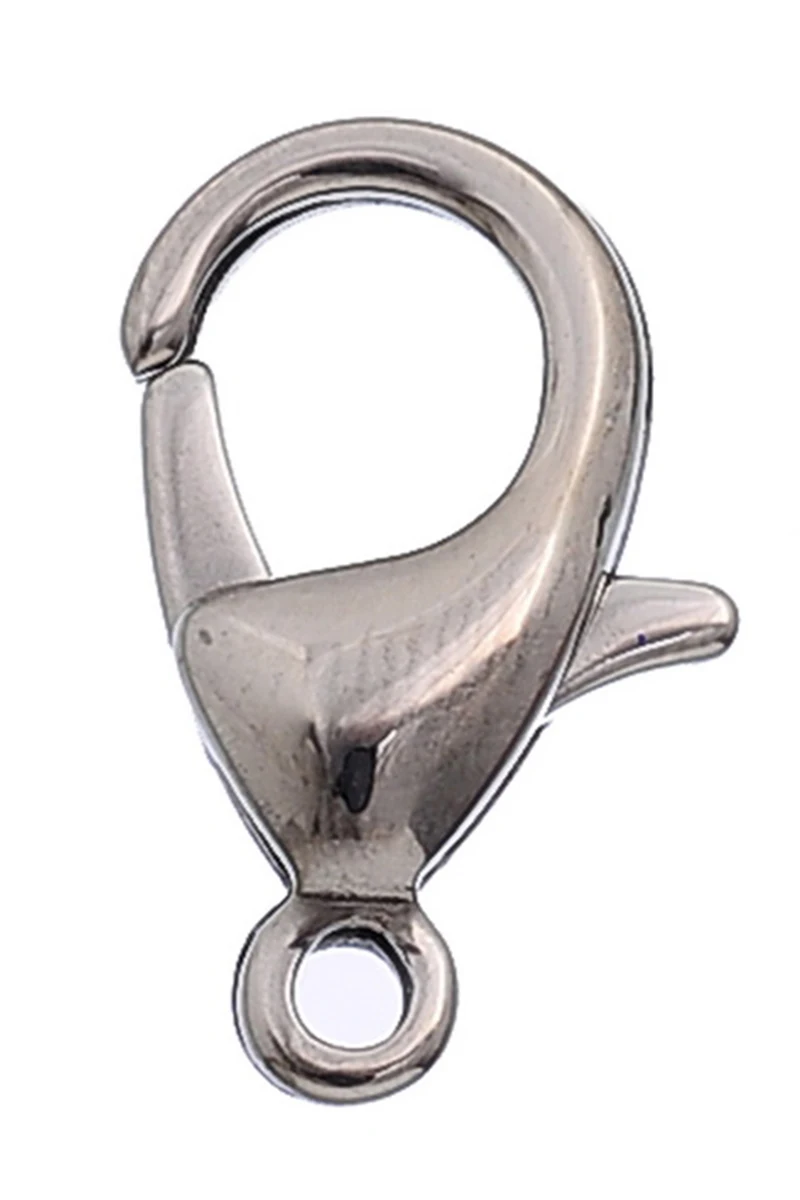 LASPERAL серебристый оттенок Нержавеющая сталь застежка-краб разъем для Набор