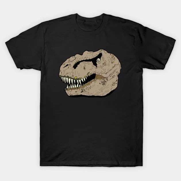 Весна С Ограниченной платье женщины T-Rex Динозавра Дизайн-T Rex футболка Короткое