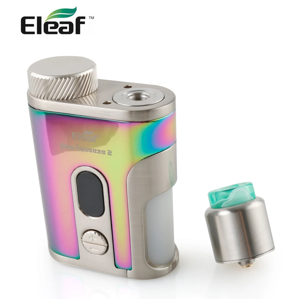 Оригинальный набор Eleaf Pico Squeeze 2 с атомайзером кораллового цвета RDA Емкость 6 5 мл
