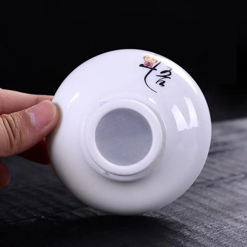 Фарфоровый фильтр для чая сетчатый инфузор керамический диффузор кофе трав