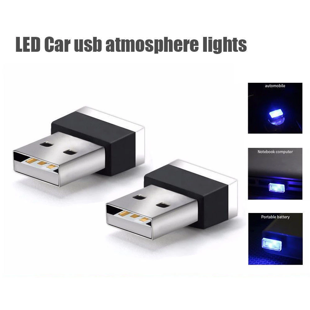 Подключи и играй, Модный Романтический Мягкий яркость, Автомобильный USB светодиодный светильник, лампа для настроения, автомобильная декоративная лампа