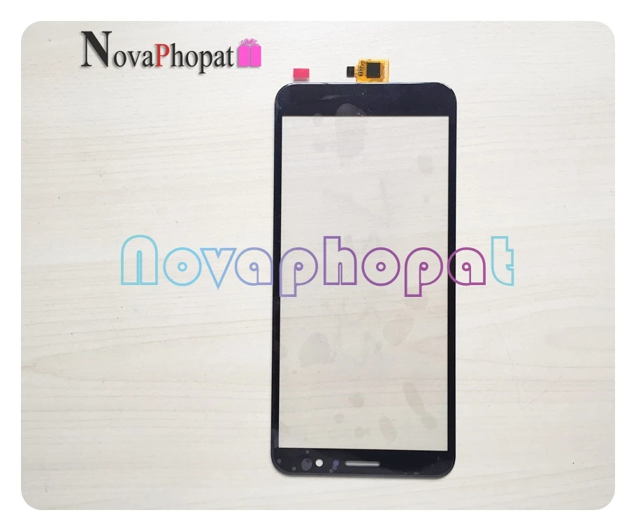 Novaphopat Черный сенсорный экран для BQ 5515L дигитайзер стеклянная панель Замена +