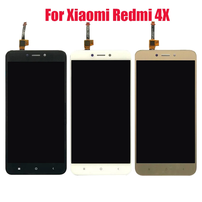 Для Xiaomi Redmi 4X ЖК дисплей + сенсорный экран 100% новый тест дигитайзер сменная панель